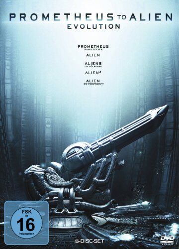 Ridley Scott - Prometheus to Alien: Evolution [5 DVDs] - Preis vom 30.09.2026 22:30:23 h
