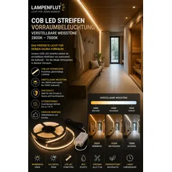 Sauna Vorraum LED COB Beleuchtung IP65 – Weißtöne 2800–7000 K