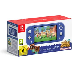 Nintendo Switch Lite + Animal Crossing: New Horizons Bundle, Spielkonsole, Blau
