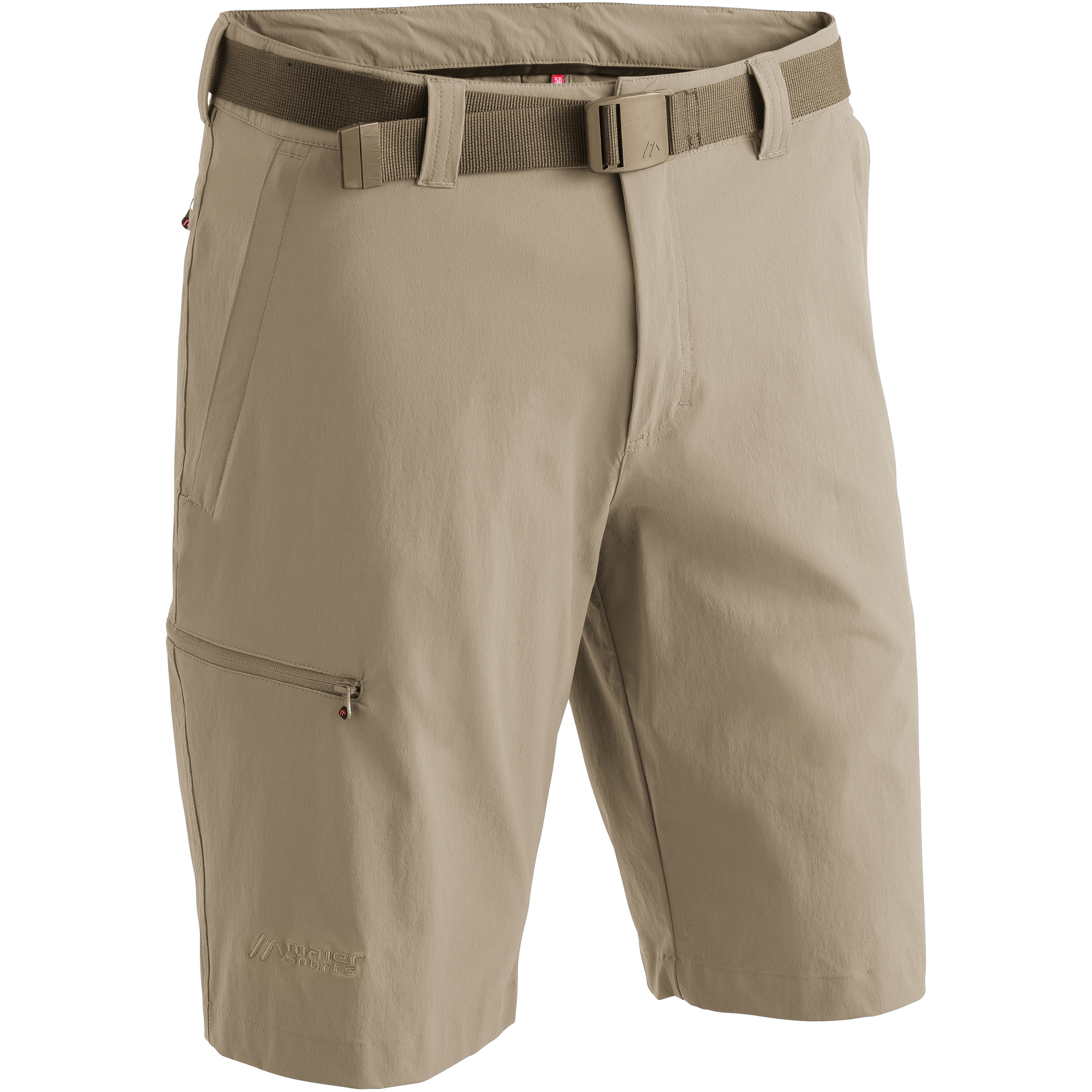 Maier Sports Huang Herren Kurze Hosen beige Größe 6XL Camping Winddicht Wasserabweisend
