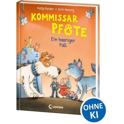 Kommissar Pfote (Band 4) - Ein haariger Fall, Gebundene Ausgabe von Katja Reider, Loewe, 978-3-7432-1156-8