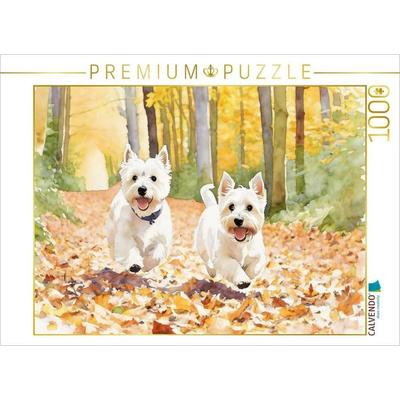 CALVENDO Puzzle West Highland White Terrier | 1000 Teile Lege-Größe 64x48cm Foto-Puzzle für glückliche Stunden