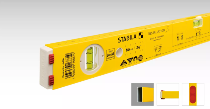 STABILA Wasserwaage Typ 80 M Installation  16881 60 cm