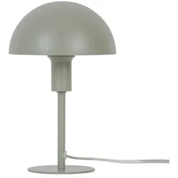 Nordlux Tischleuchte ELLEN MINI, IP20, Ø 16cm / Höhe 25cm, E14 (exkl.), Metall, transparentes Kabel mit Schalter, grün NORD-2213745023