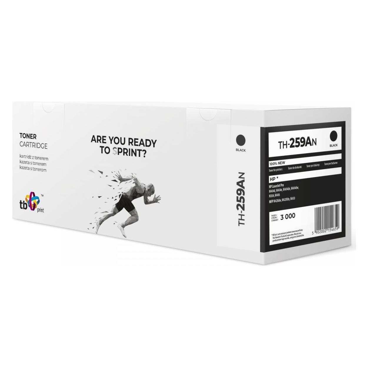Print Toner for HP LJ Pro M404 CF259A TH-259AN 100% new black (BK) (TH-259AN)