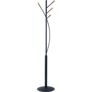 Maul Maul Garderobenständer  aura, schwarz, mit 4 Haken, aus Metall, 180 x 36cm