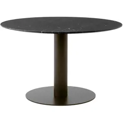 &Tradition In Between SK12 Esstisch, Ø 120 cm, bronzed / nero marquina