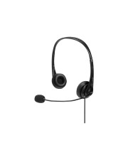 Lindy Headset On-Ear kabelgebunden USB Headband Volume control condenser microphone Black (42870)