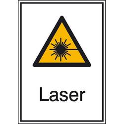 SAFETYMARKING Warn-Kombischild Laser Kunststoff (B x H) 131 mm x 185 mm ISO 7010 1 St. 43.0430