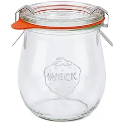 48x Weck Glas Mini-Tulpenglas mit Deckel Dichtungsring und je 2 Klammern Tulip 220 ml
