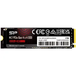 Silicon Power UD90 - SSD - 1 TB - intern - M.2 2280 - PCIe 4.0 x4 (NVMe) (1000 GB, M.2 2280), SSD