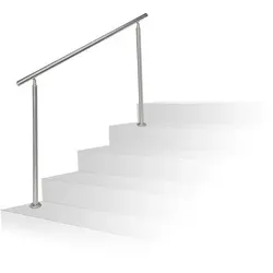 relaxdays Treppengeländer ohne Querstreben 150 cm