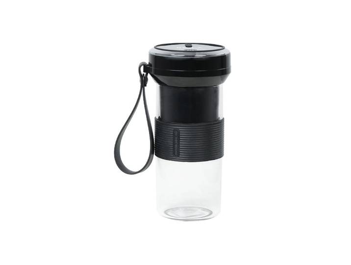 Smoothie-Maker Berger Lanz TMUSB , schwarz (schwarz, transparent), B:9,5cm H:19,4cm, Zerkleinerer, Smoothie-Maker
