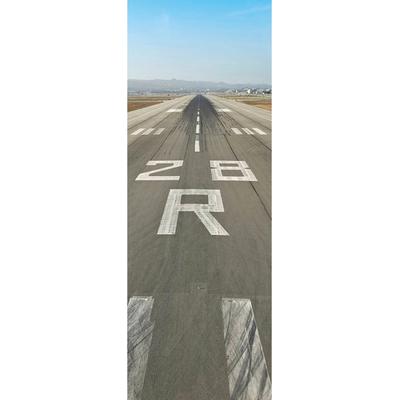 Fototapete ARCHITECTS PAPER "Preflight", blau (blau, grau), B:1m L:2,8m, Vlies, Tapeten, Tapete Natur