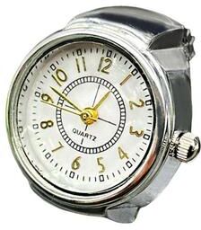 ModernMart Adjustable Ring Watch Quartz Couple Timepiece Stylish Finger Watch For Men Women b