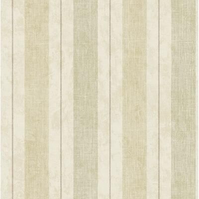 Seabrook Designs Seabrook Design Demeter Stripe Faux Unpasted Wallpaper