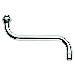 S-Auslauf 13005 Ausladung 150mm für Küchen-Wandbatterien 1/2" chrom