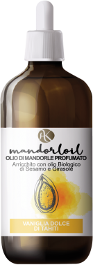 Alkemilla Olio di Mandorle Biologico Profumato Vaniglia di Tahiti