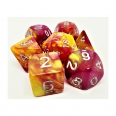 Dice4friends Würfelset Galaxy - Volcano (7) 283610
