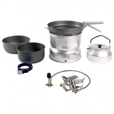 Trangia - 25-8 Sturmkocher mit Primus Gasbrenner - Gaskocher Gr 1140 g grau/schwarz