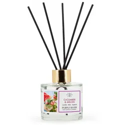 Purple River Reed Diffuser Glas 100ml Weiß