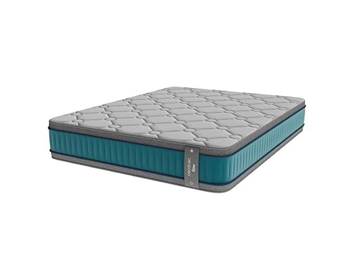 Cecotec Hybridmatratze Flow 8990 Hybrid 105x190, Mehrschichtig, Taschenfederkern SpringCore und ViscoCare+ Viscoelastik, 32 cm Höhe, Mittlere-Hohe Festigkeit, SeparateMuv und BreathSoft+