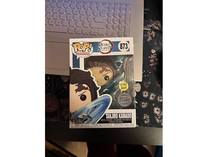 POP! Animatie: Demon Slayer - Tanjiro met Draak (Exclusief) (Glow in The Dark)