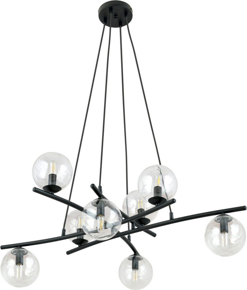 Emibig Hanglamp kroonluchter ESSA 8 Transparent 1202/8