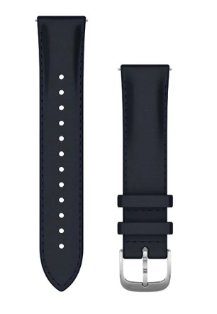 Garmin Schnellwechsel-Armbänder (20 mm) Blau Schnalle in Silber