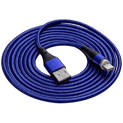 Akyga USB-Kabel USB-A Stecker, USB-C® Stecker 2.00m Blau AK-USB-43