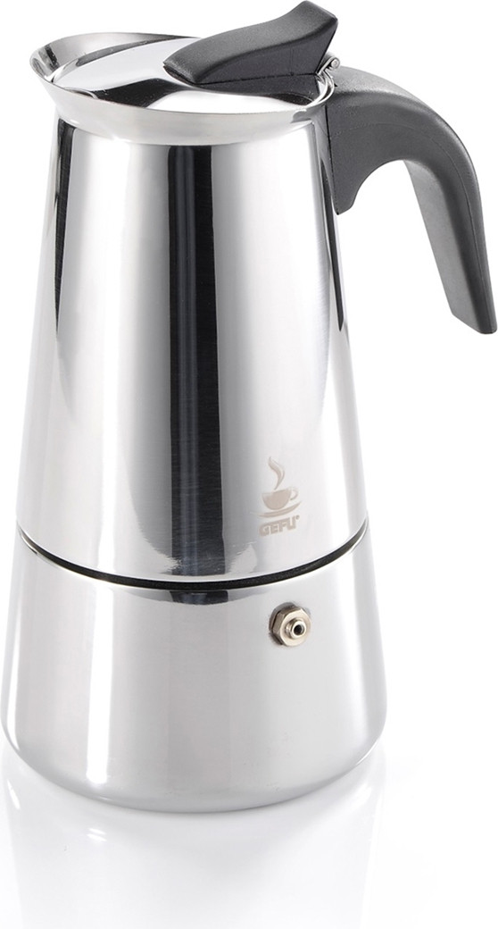 GEFU 16160 handmatige koffiezetter Moka pot van roestvrij staal