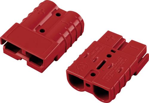 TRU Components 50A Hochstrom-Batteriesteckverbinder Rot Inhalt