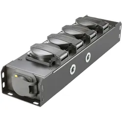 Adam Hall, Steckdosenleiste, Pro Port 4 T Stromverteiler 4x (4x, CEE 7/3)