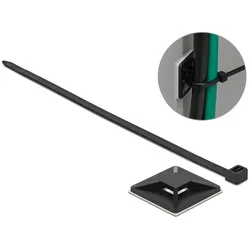 DELOCK Befestigungssockel 40 x 40 mm mit Kabelbinder