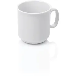 36x Becher Tasse, 300 ml, weiß, Porzellan, Kaffeetasse