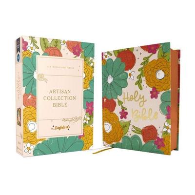 Niv, Artisan Collection Bible, Cloth Over Board, Multi-Color/Floral, Red Letter, Comfort Print, Gebundene Ausgabe von Zondervan, Zondervan,