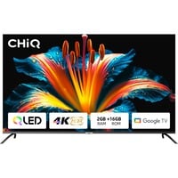 U50QM8V, QLED-Fernseher 126 cm (50 Zoll), schwarz, Ultra HD/4K, Triple Tuner, SmartTV, Chromecast built-in