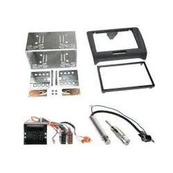 Autoradio 2-DIN Einbaurahmen Radioblende+Adapterkabel Einbauset für Audi TT (...