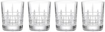 Reed & Barton "Reed And Barton Deklan Double Old Fashioned Glasses, Set of 4 - 3.25"" Round"