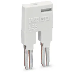 Wago 859-402 Brücker,für Brückungsschacht,2-fach,lichtgrau 859402  - 25 Stück