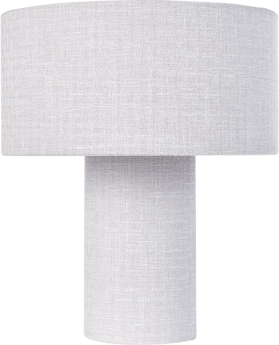 Beliani Lámpara de mesa  gris