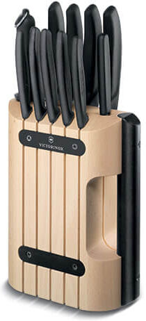 Victorinox Swiss Classic Black 11 Piece Knife Block Set