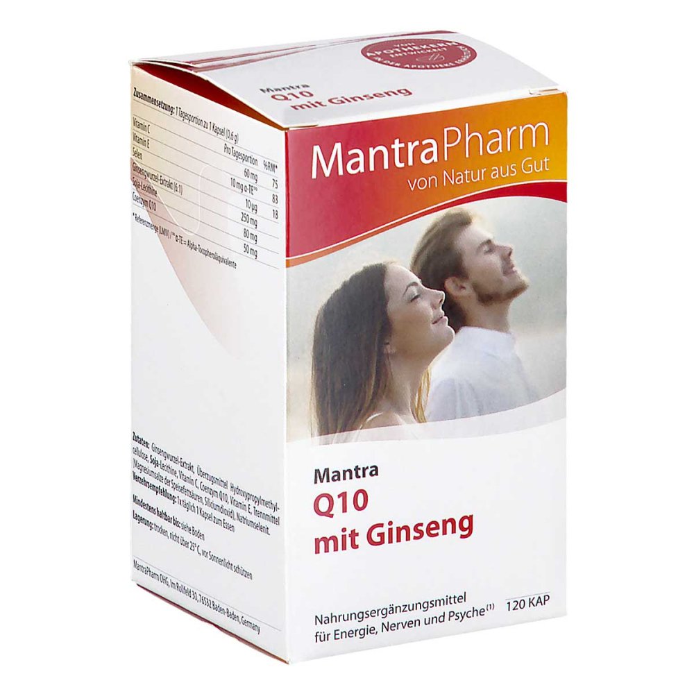 MantraPharm OHG Mantra Q10 Mit Ginseng Kapseln 17918423