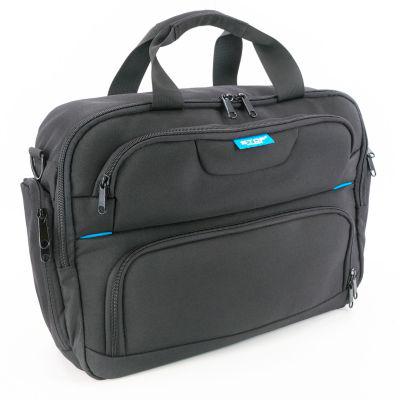 Lockerbag Stop Ocean Plastic RPET NIAS, als Tasche/Trolley/Rucksack nutzbar, Hauptfach, Laptopfach bis 15,6'', USB-Ladeport, Tragegriff, RPET, schwarz