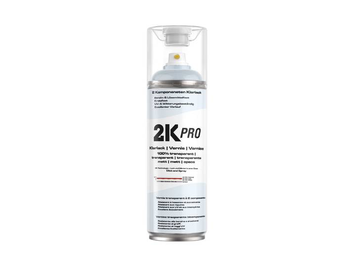 2K Pro Farbsprühdose 400ml Klarlack matt