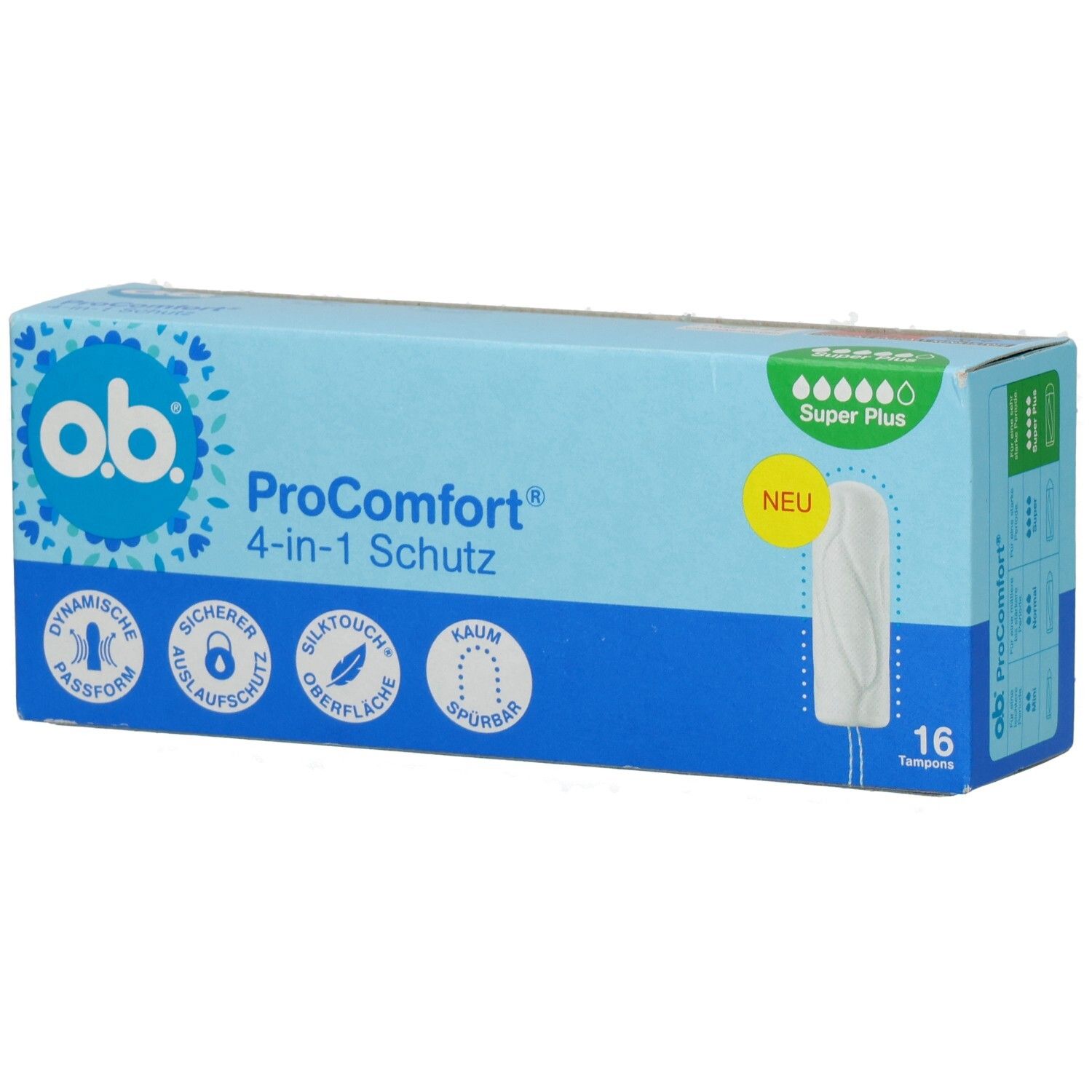 O.b. Tampons ProComfort super plus 16 St Tampon