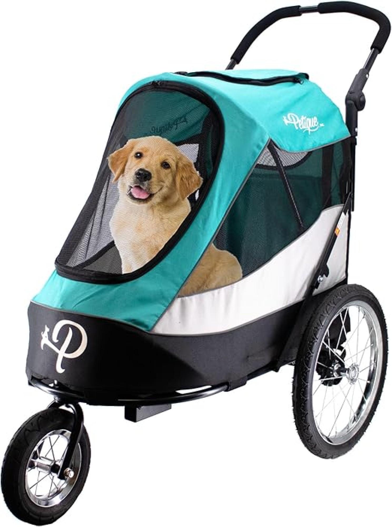 Petique Hundebuggy Trailblazer Aquablau