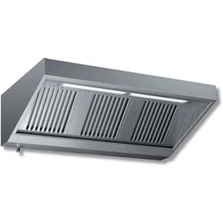 A&S polarny Wandhaube mit Motor und Regler Edelstahl Beleuchtung 3000x900x450mm Filtertyp B