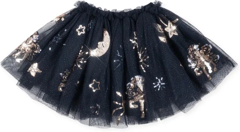 Konges Sløjd Jupe Tulle Yvonne Etoiles Bleu marine 3 ans
