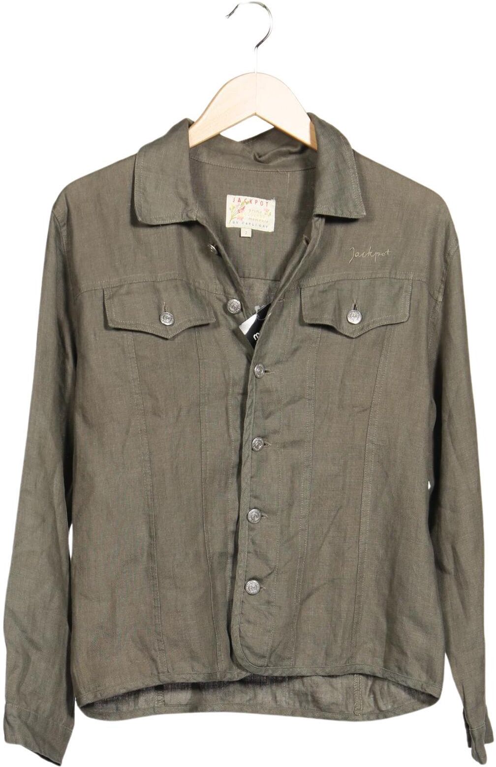 Jackpot Damen Jacke, Grün, Gr. EU 38, kein / Etikett - Second Hand